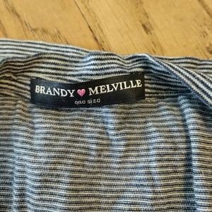 Brandy Melville OS comfy stripes shirt